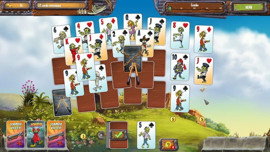 Скриншот 2 из Zombie Solitaire 2 Chapter 2