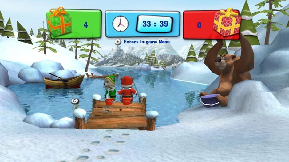Скриншот 2 из Hubert the Teddy Bear: Winter Games