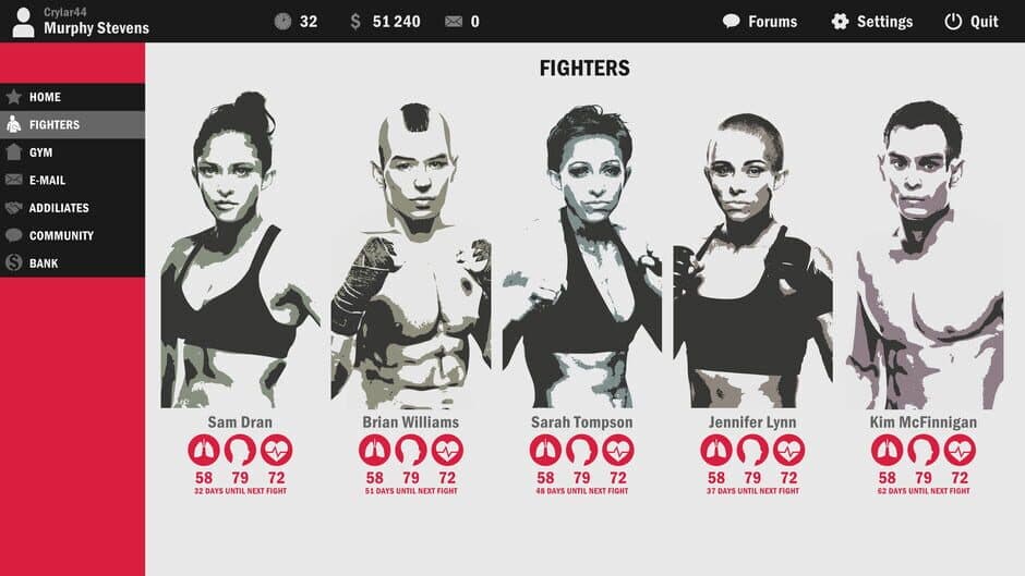Скриншот 2 из Ultimate Fight Manager 2016