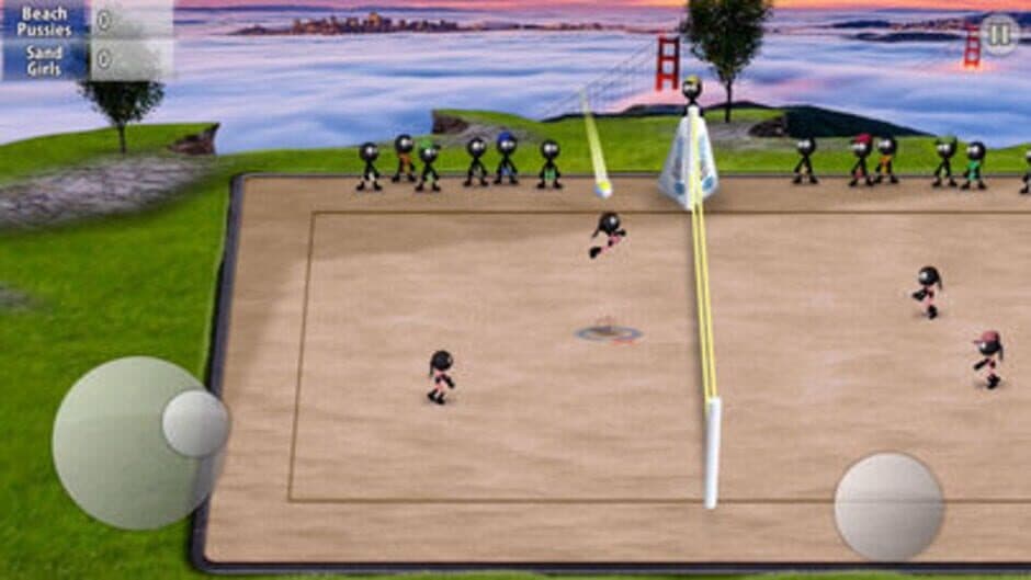 Скриншот 2 из Stickman Volleyball