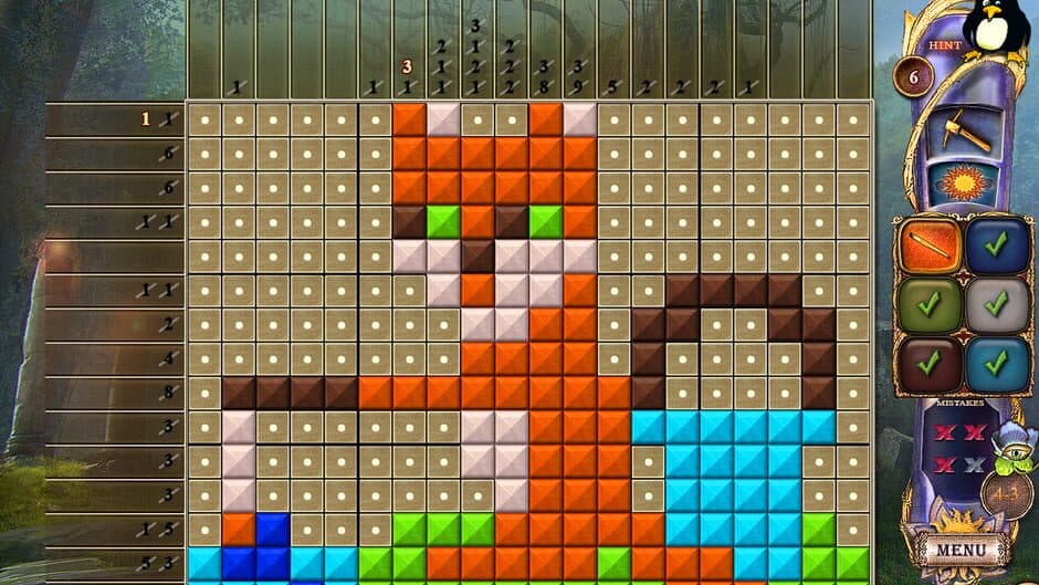 Скриншот 2 из Fantasy Mosaics 24: Deserted Island