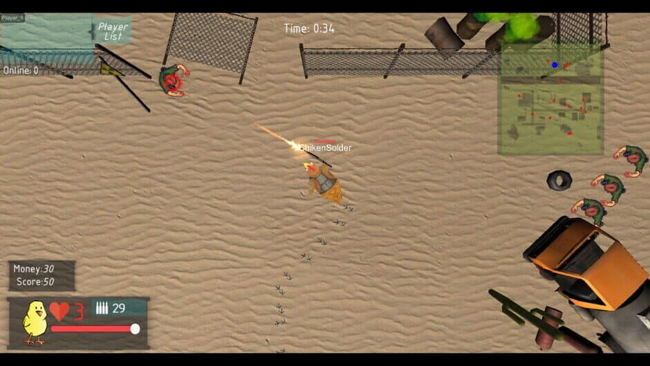 Скриншот 4 из Chicken Wars