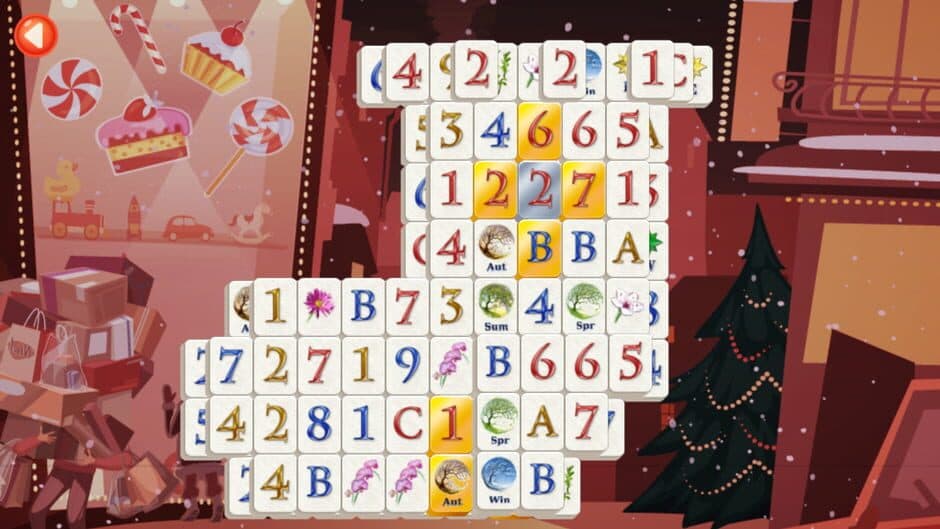 Скриншот 6 из Christmas Mahjong 2