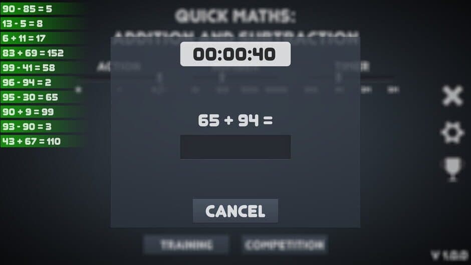 Скриншот 2 из Quick Maths: addition and subtraction