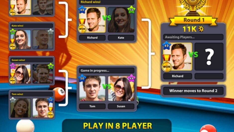 Скриншот 10 из 8 Ball Pool