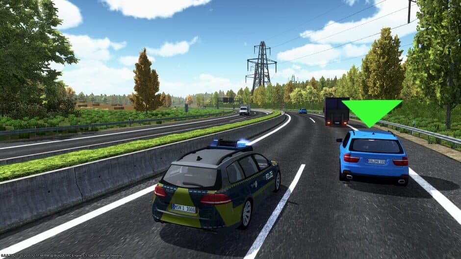 Скриншот 2 из Autobahn Police Simulator
