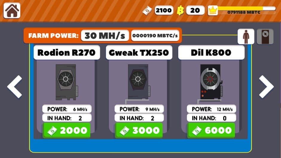 Скриншот 2 из Bitcoin Mining Tycoon