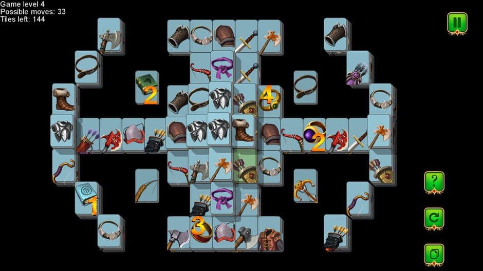 Скриншот 4 из Weapon and Armor: Mahjong