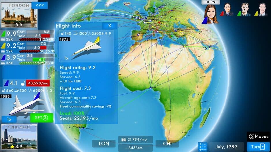 Скриншот 5 из Airline Director 2: Tycoon Game