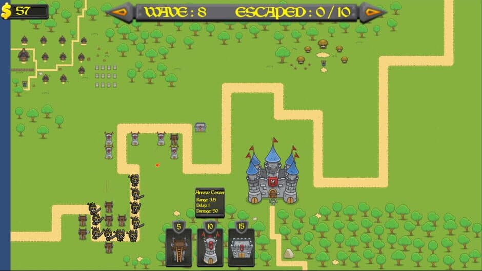 Скриншот 4 из Skelli Tower Defense