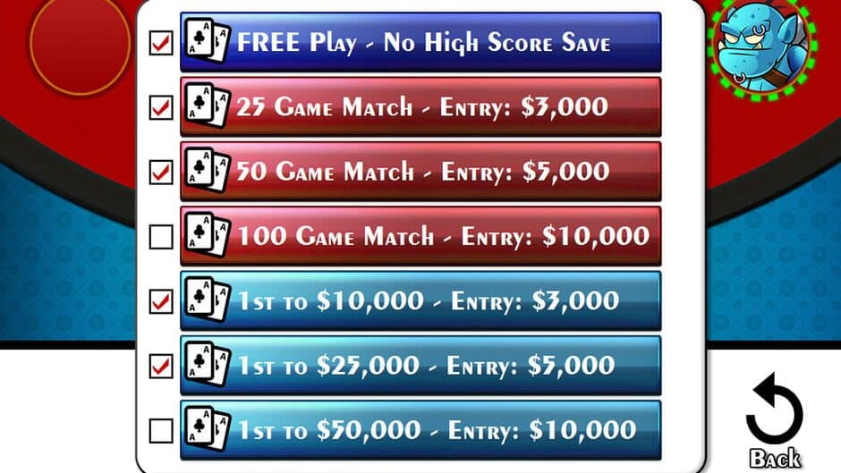 Скриншот 4 из Cheaters Blackjack 21
