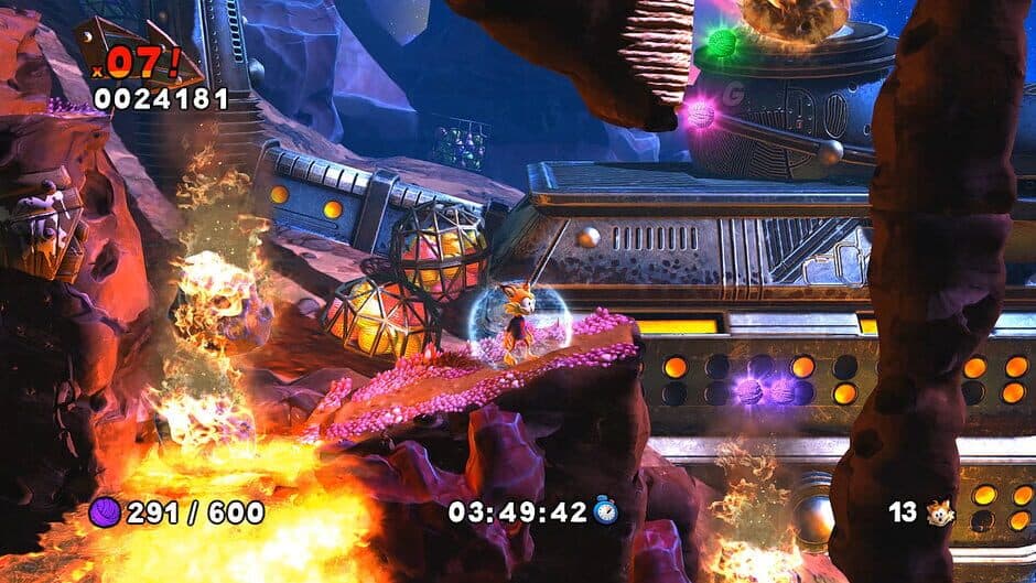 Скриншот 1 из Bubsy: The Woolies Strike Back