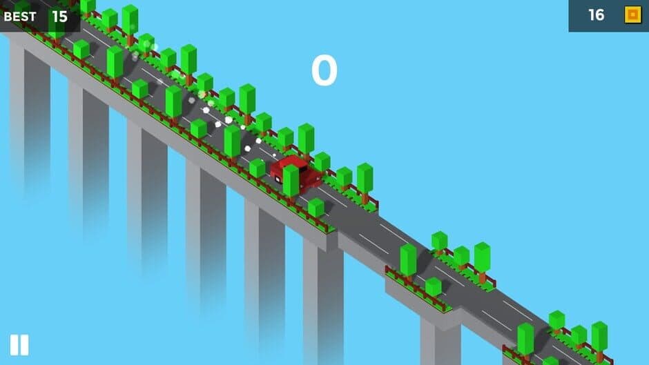 Скриншот 2 из Pixel Traffic: Risky Bridge