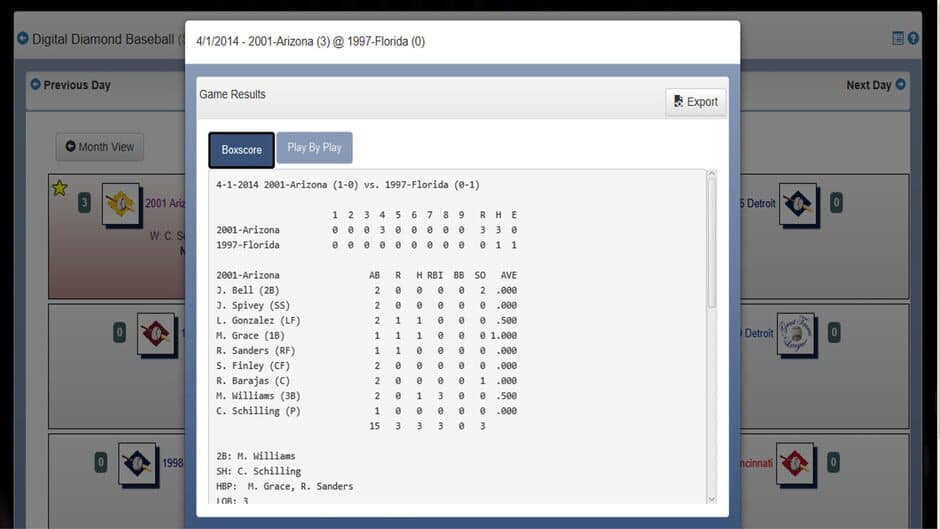 Скриншот 2 из Digital Diamond Baseball