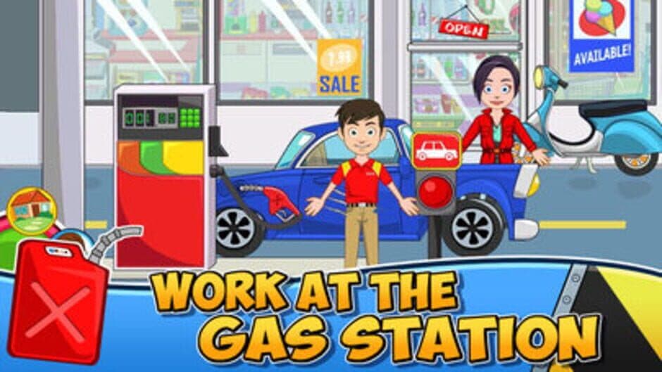Скриншот 4 из My Town: Car (wash, fix & drive cars)