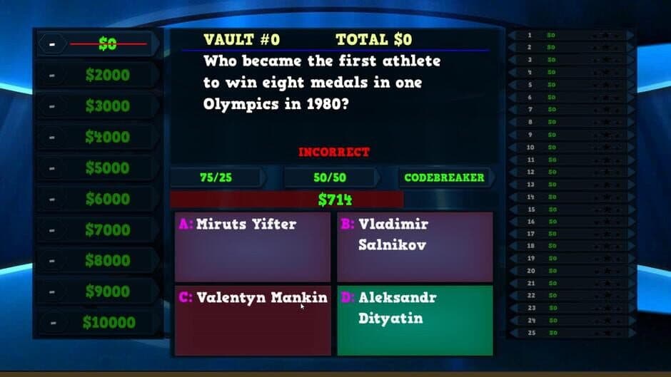 Скриншот 1 из Trivia Vault Olympics Trivia