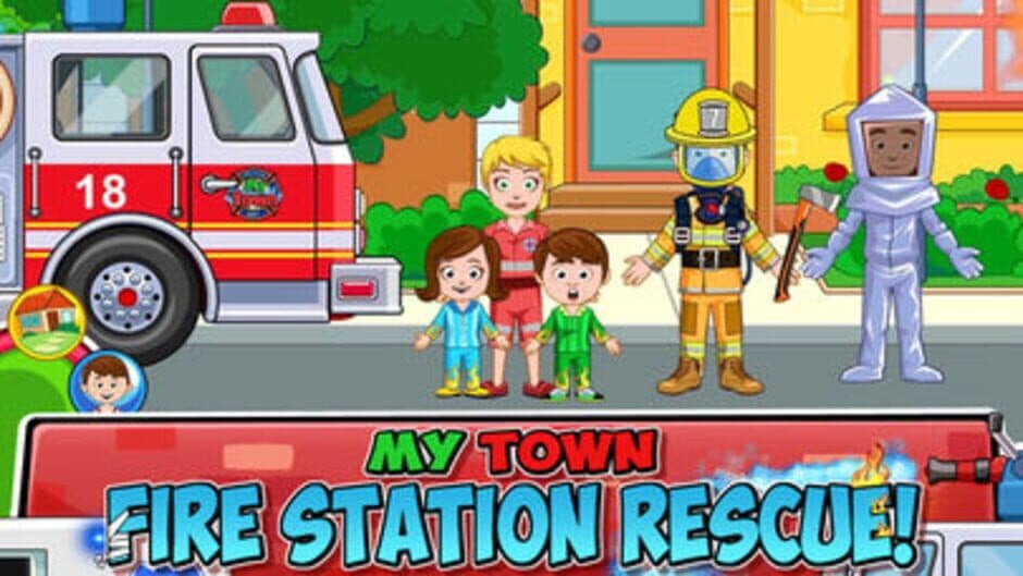 Скриншот 3 из My Town: Fire station Rescue