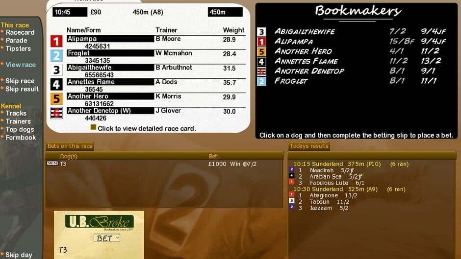 Скриншот 2 из Greyhound Manager 2 Rebooted
