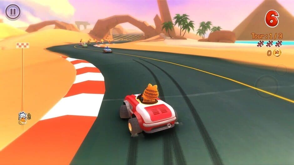 Скриншот 1 из Garfield Kart