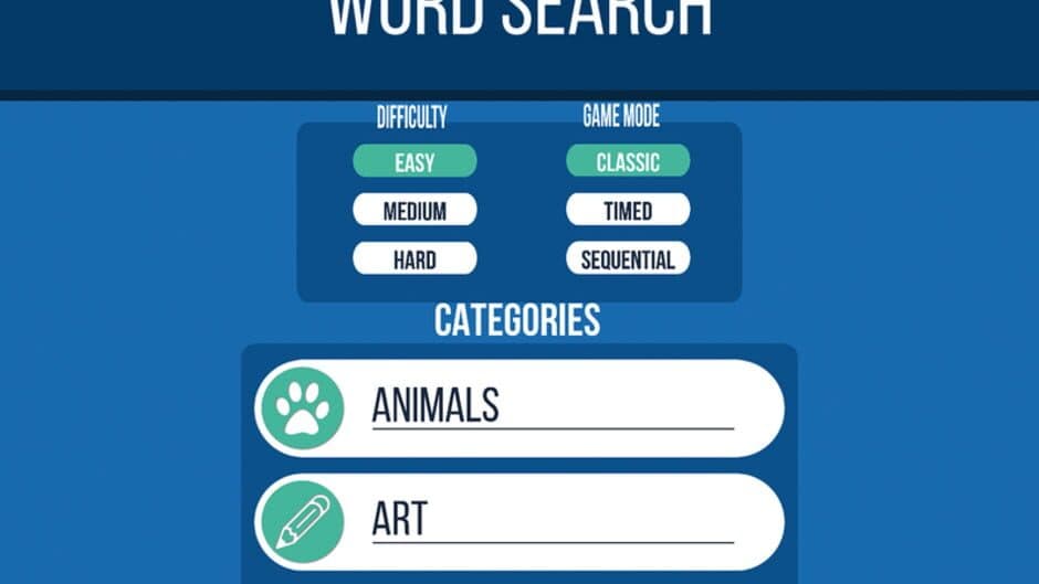 Скриншот 2 из Word Search Game