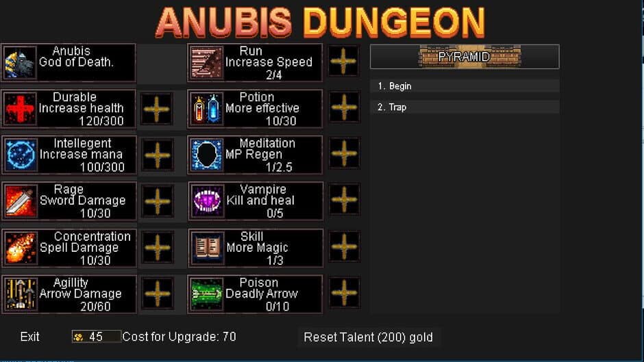 Скриншот 2 из Anubis Dungeon
