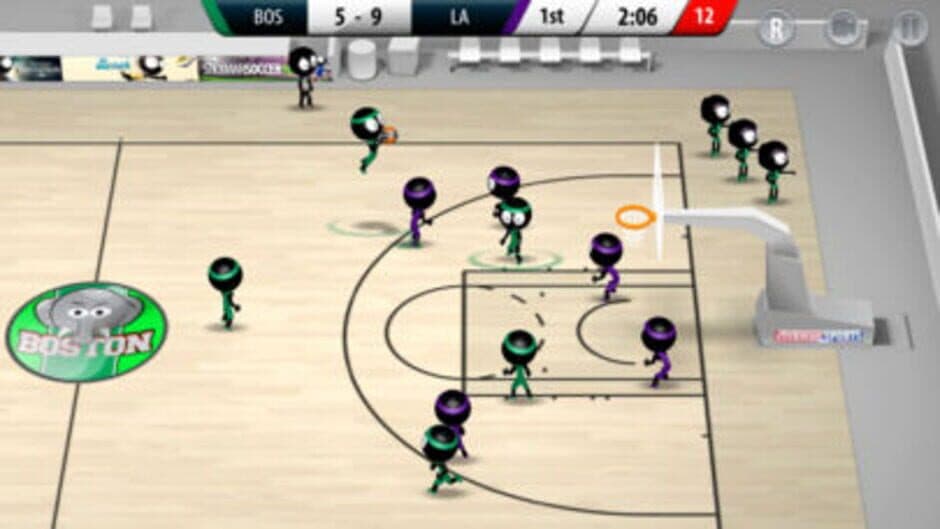 Скриншот 2 из Stickman Basketball 2017