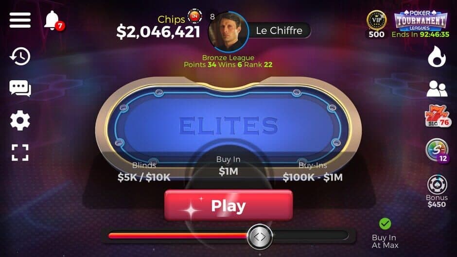Скриншот 12 из Downtown Casino: Texas Hold'em Poker
