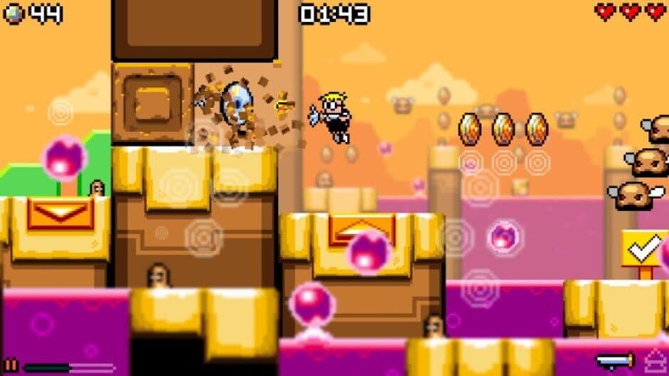 Скриншот 7 из Mutant Mudds Collection