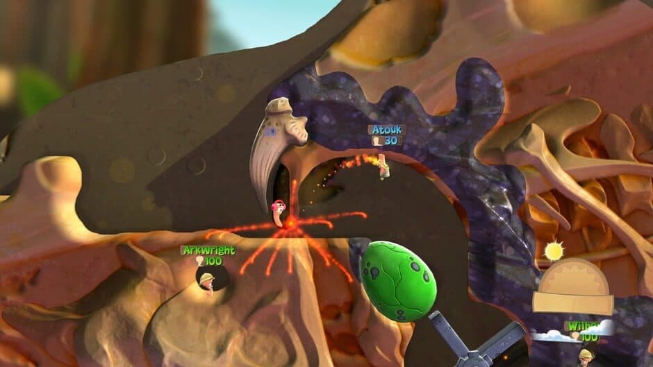 Скриншот 4 из Worms Battlegrounds