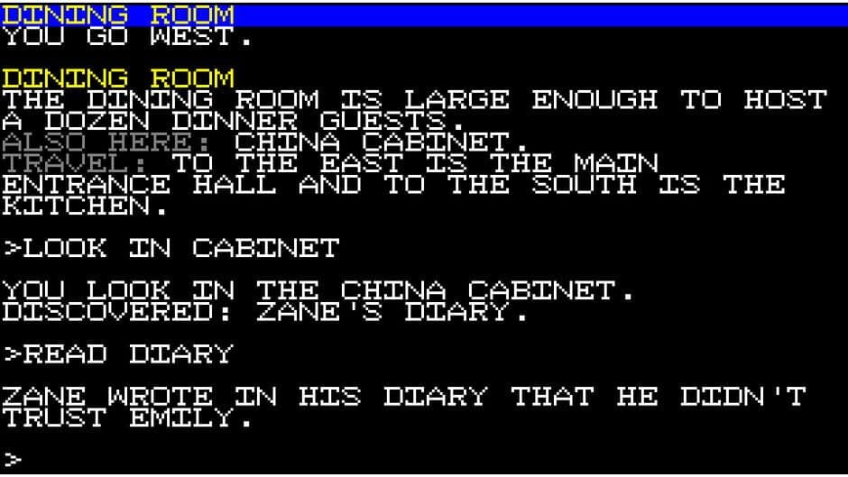 Скриншот 2 из Ozapell Mystery Text Adventure