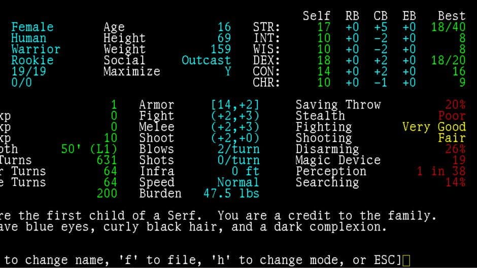 Скриншот 1 из Angband
