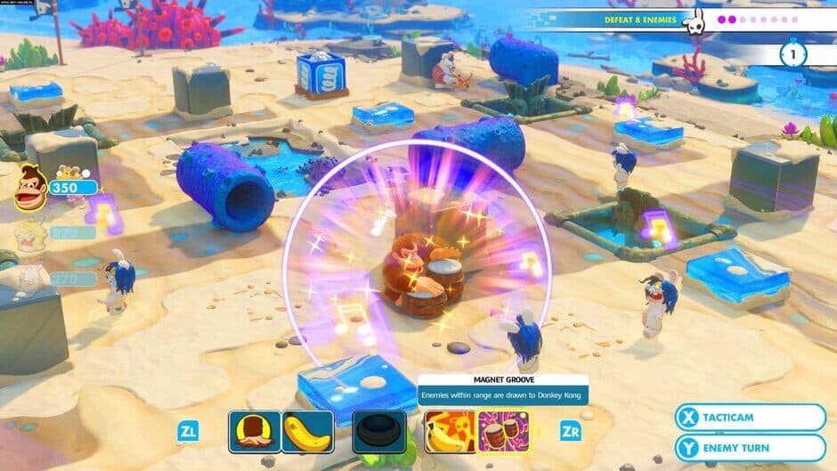 Скриншот 1 из Mario + Rabbids Kingdom Battle: Donkey Kong Adventure