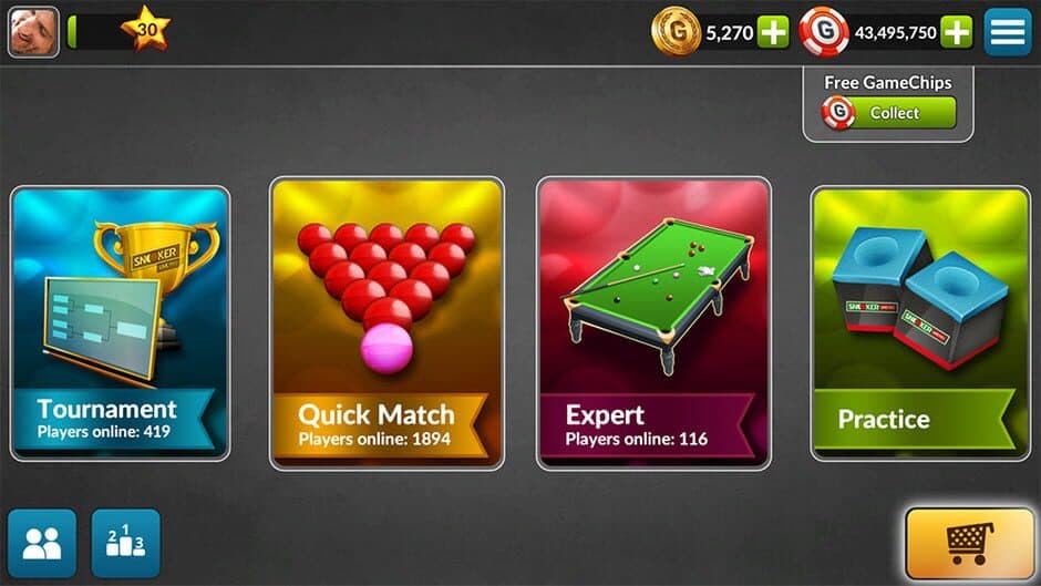 Скриншот 1 из Snooker Live Pro