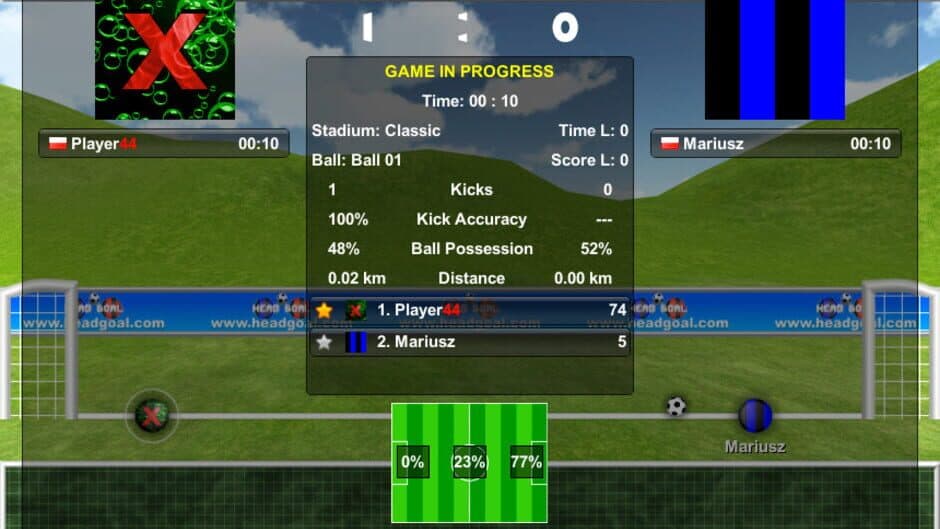 Скриншот 2 из Head Goal: Soccer Online