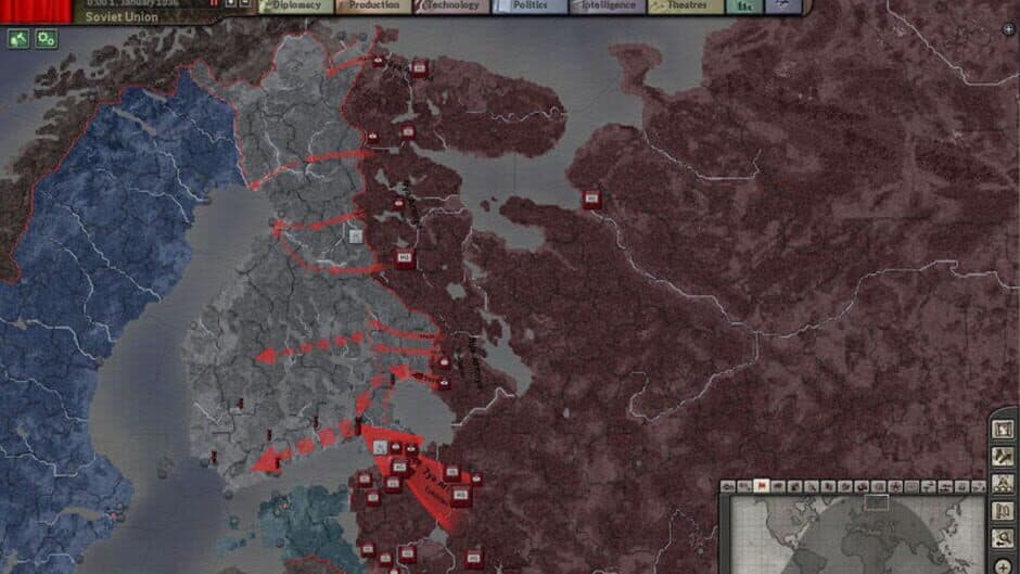Скриншот 2 из Hearts of Iron III Collection