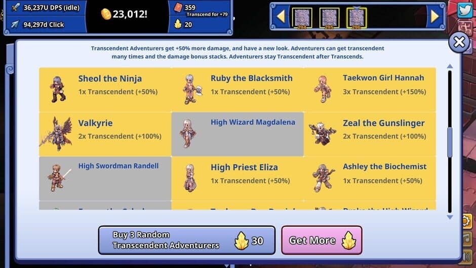 Скриншот 2 из Ragnarok Clicker