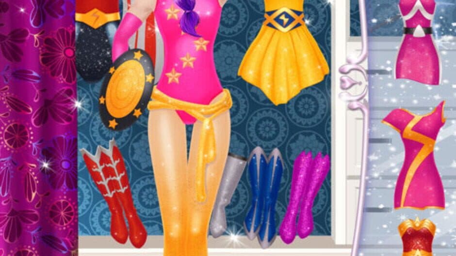 Скриншот 6 из Superhero Girl Salon: Kids Makeup and Dressup Game