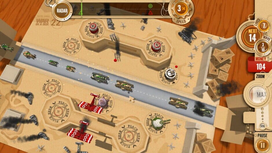 Скриншот 2 из War in a Box: Paper Tanks
