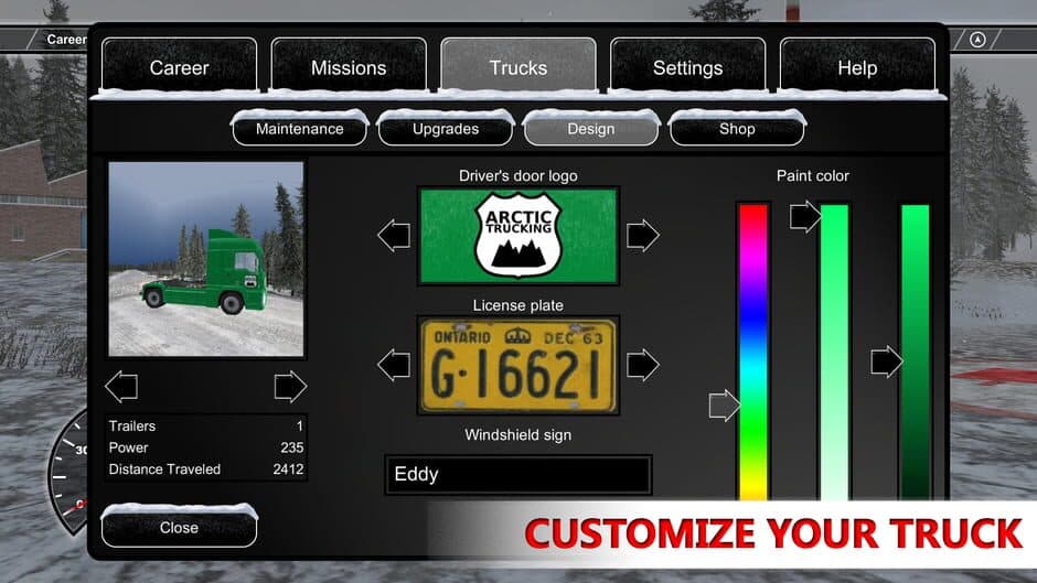 Скриншот 5 из Arctic Trucker Simulator