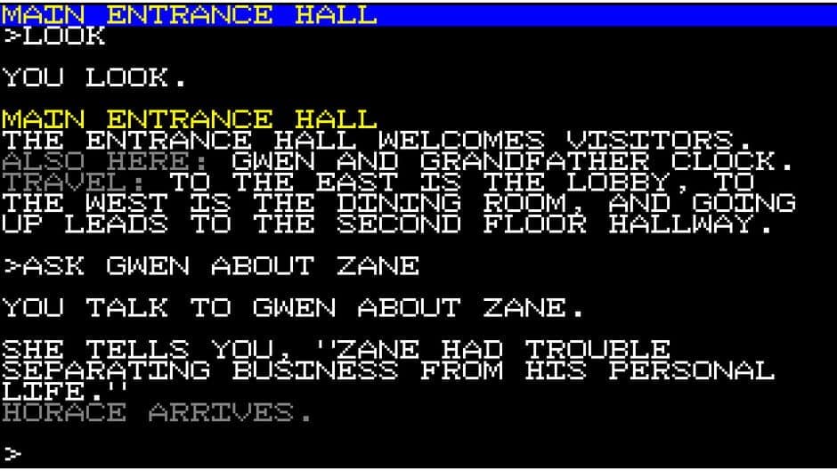 Скриншот 1 из Ozapell Mystery Text Adventure