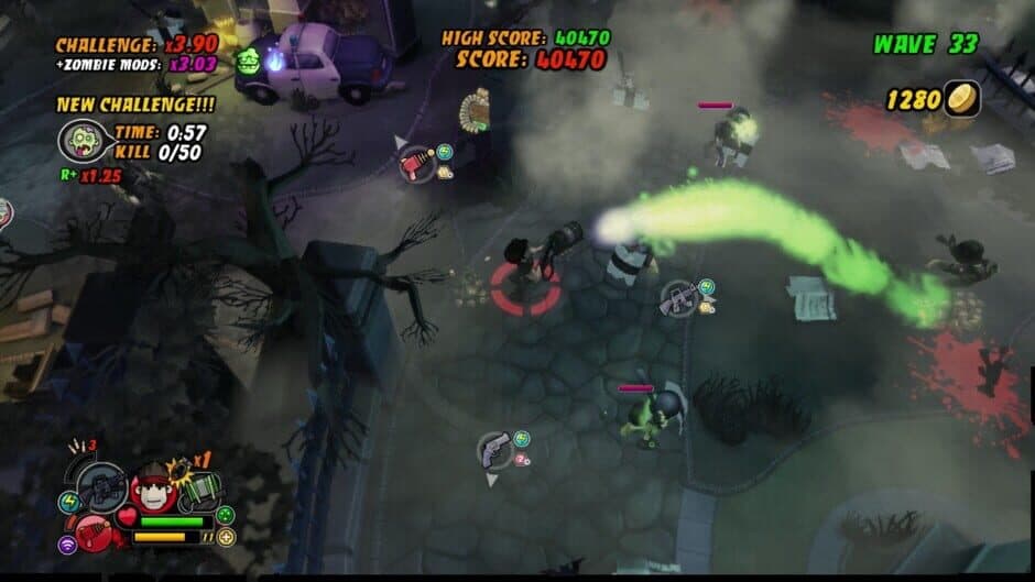 Скриншот 4 из All Zombies Must Die! Scorepocalypse