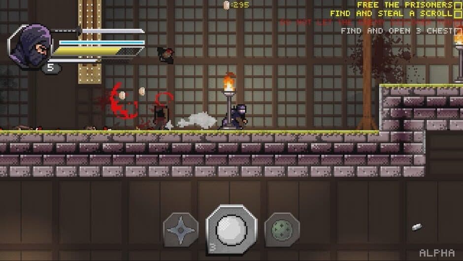 Скриншот 3 из Pixel Shinobi: Nine demons of Mamoru