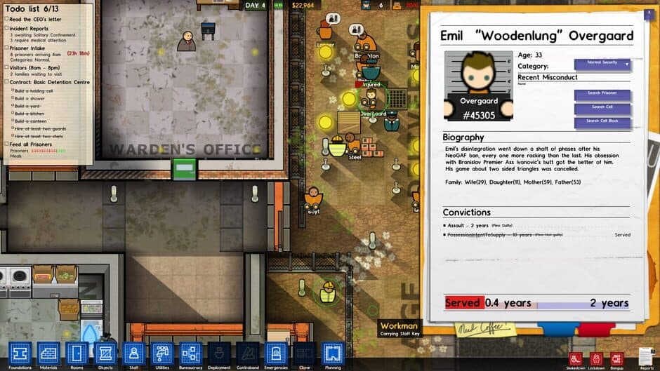 Скриншот 1 из Prison Architect