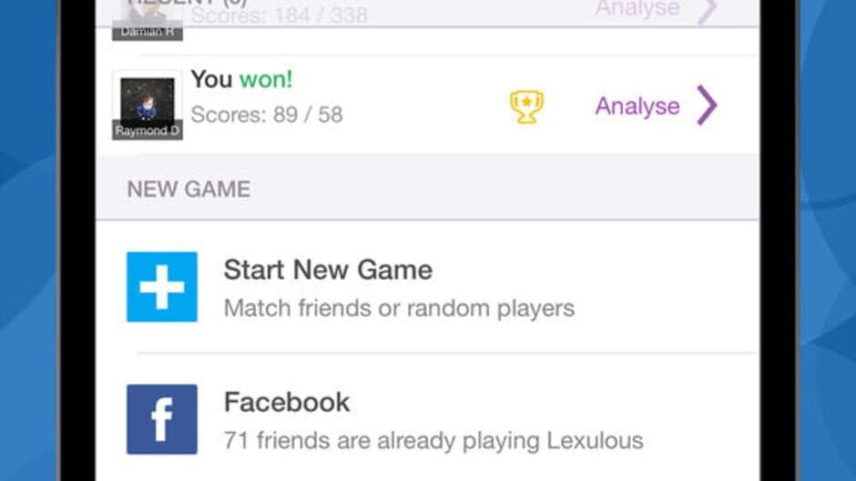 Скриншот 5 из Lexulous Word Game