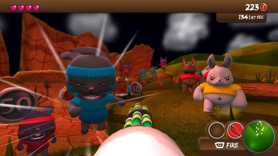 Скриншот 4 из Blast 'Em Bunnies