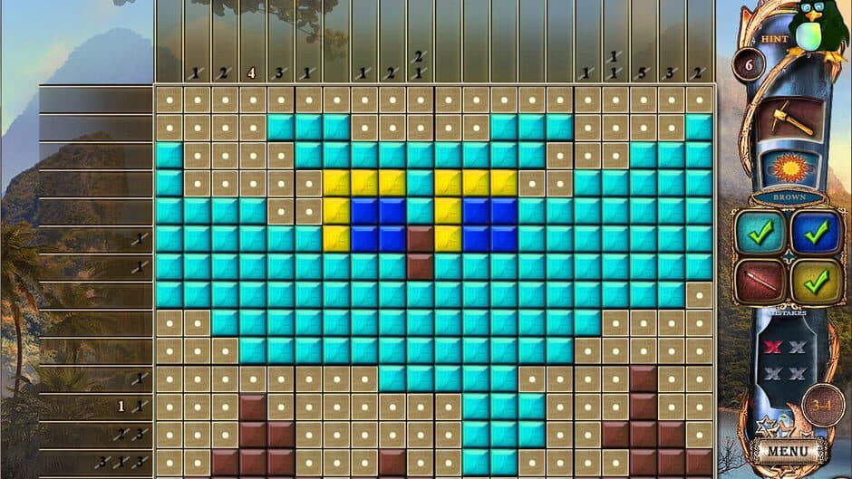 Скриншот 2 из Fantasy Mosaics 15: Ancient Land