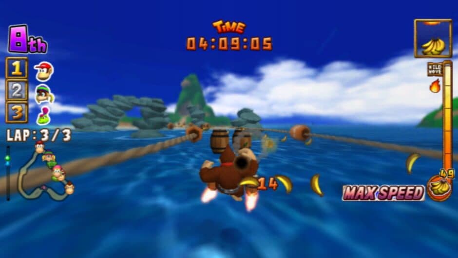 Скриншот 10 из Donkey Kong Barrel Blast