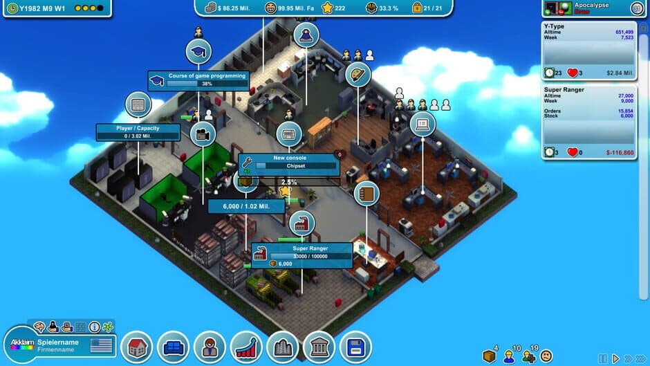 Скриншот 1 из Mad Games Tycoon