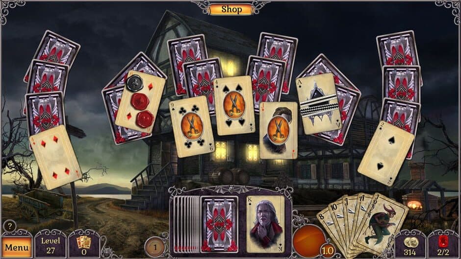 Скриншот 2 из Jewel Match Twilight Solitaire
