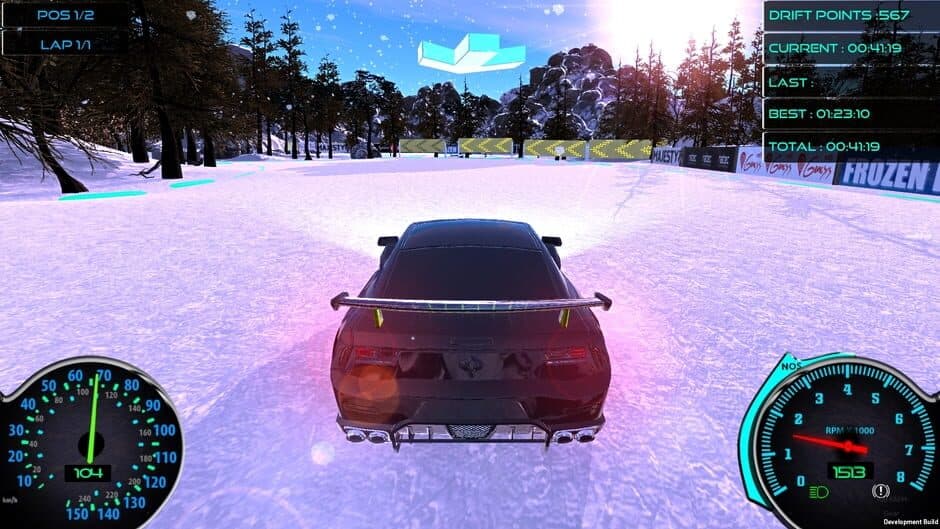 Скриншот 2 из Frozen Drift Race